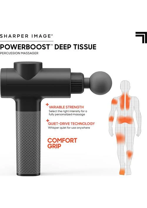商品Sharper Image|Image Power Boost Deep Tissue Percussion Massager,价格¥527,第2张图片详细描述