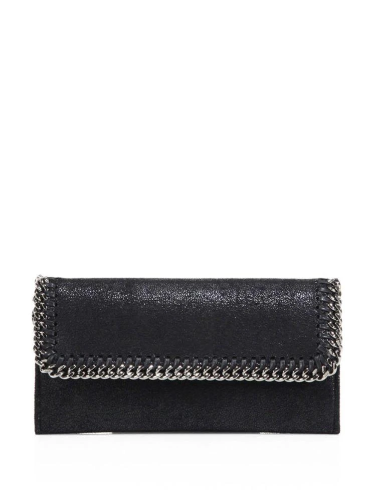 商品Stella McCartney|Faux-Leather Continental Flap Wallet,价格¥2810,第1张图片