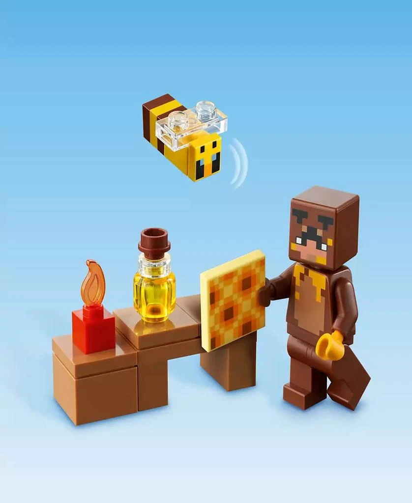 商品LEGO|Minecraft The Bee Cottage 21241 Toy  Building Set with Honey Bear, Baby Zombie and Bee Figures,价格¥149,第3张图片详细描述
