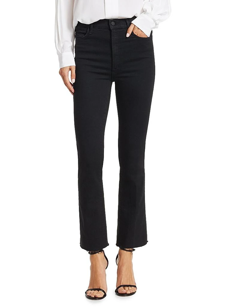 商品MOTHER|The Hustler High-Rise Ankle Fray Jeans,价格¥1475,第3张图片详细描述