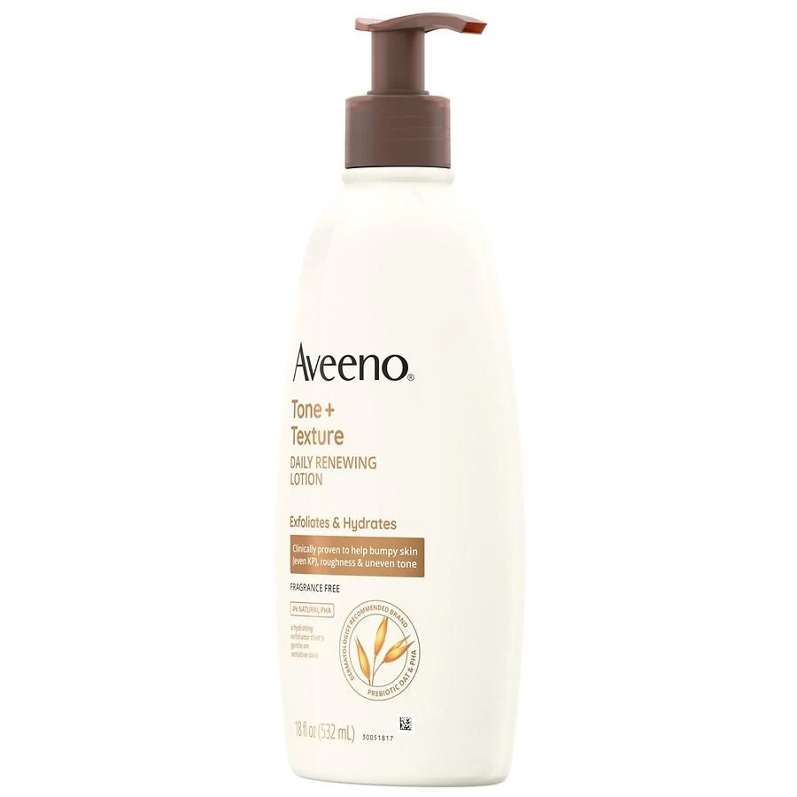 商品Aveeno|Tone + Texture Daily Renewing Lotion, Sensitive Skin,价格¥119,第3张图片详细描述