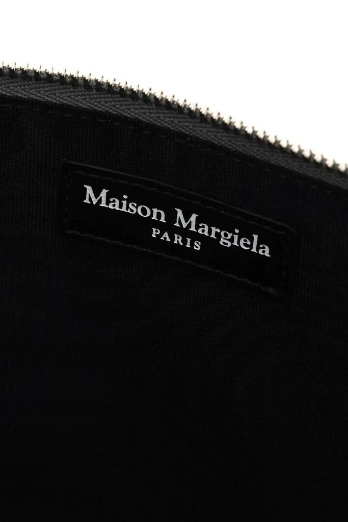 商品MAISON MARGIELA|CRACKED LAMINATED LEATHER LARGE POUCH,价格¥1476,第5张��图片详细描述