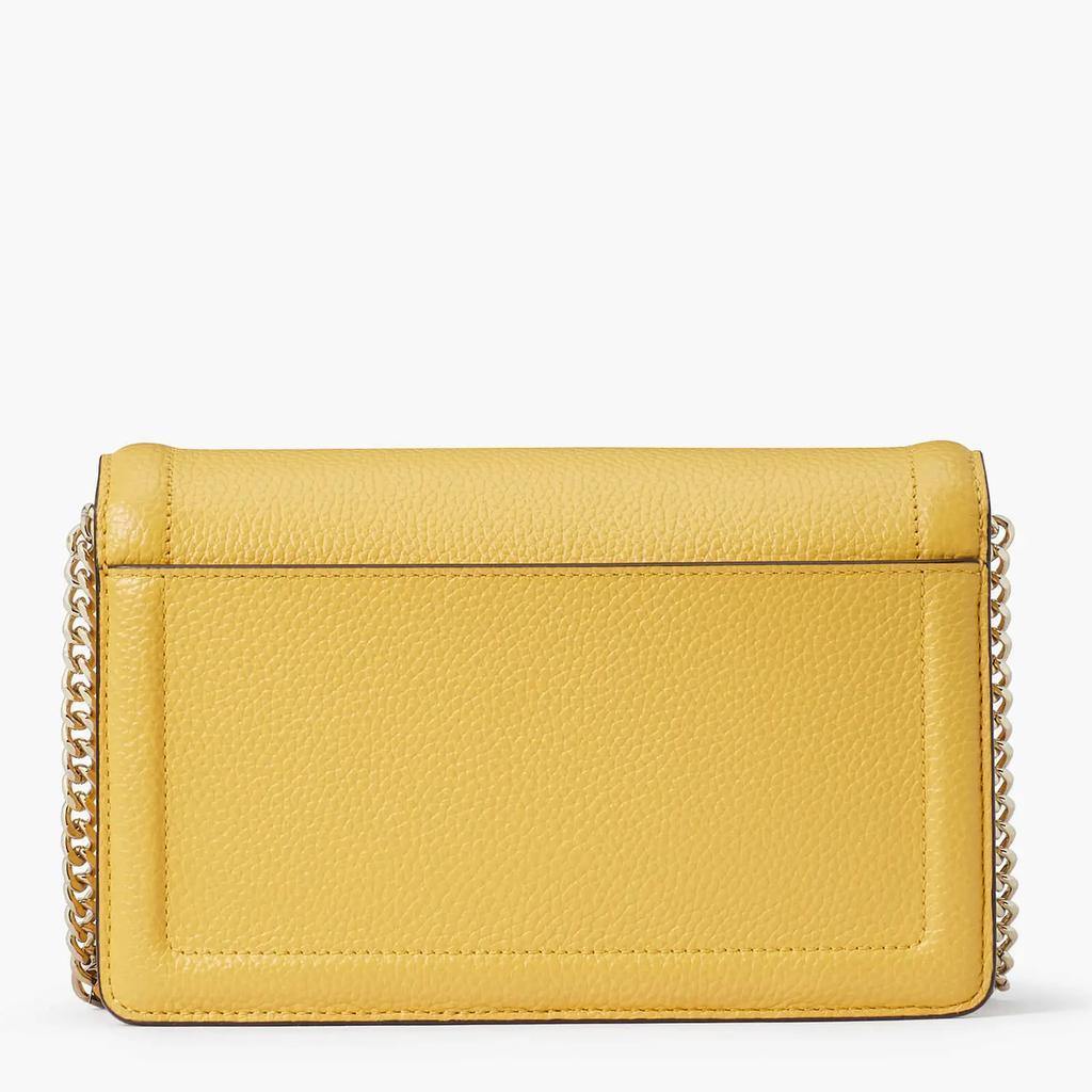 商品Kate Spade|Kate Spade New York Women's Knott Pebbled Flap Cross Body Bag - Morning Light,价格¥1972,第5张图片详细描述