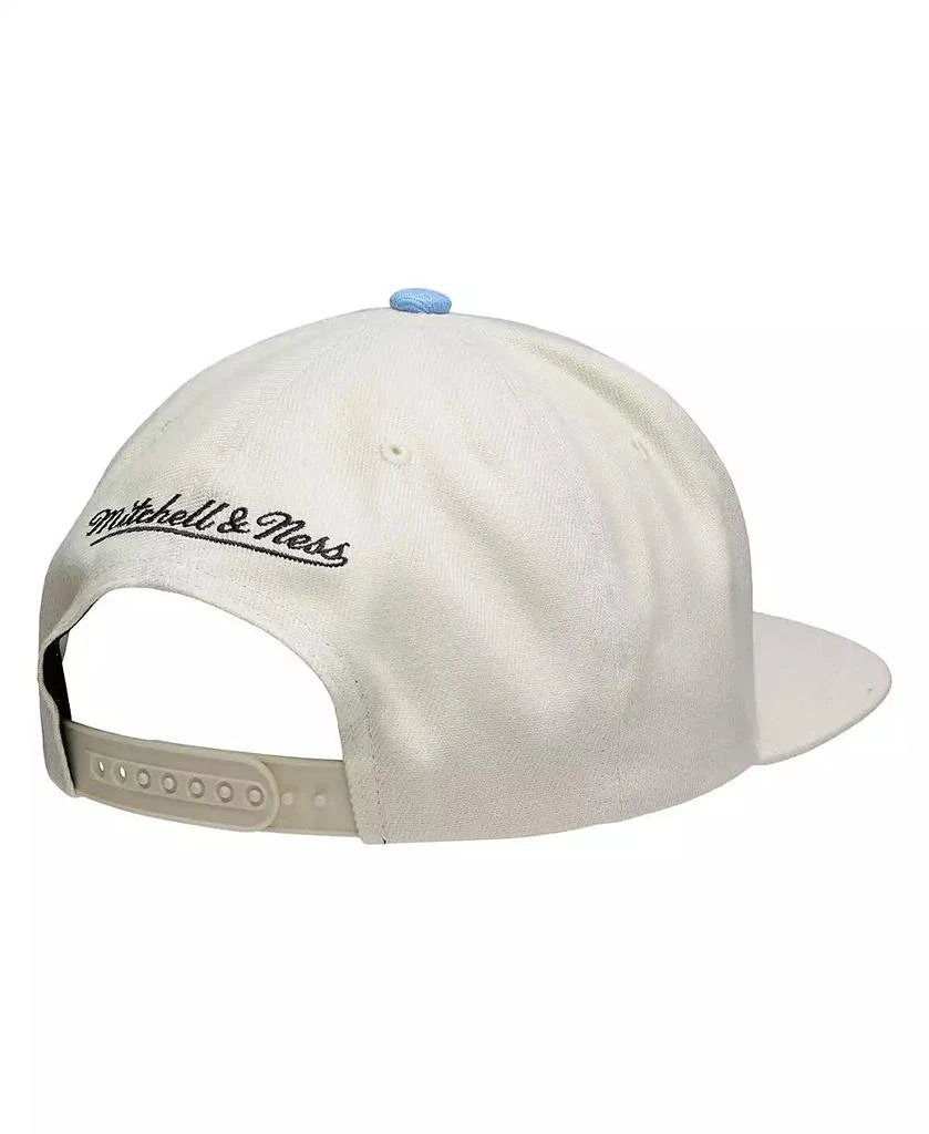 商品Mitchell and Ness|Men's Cream Los Angeles Lakers Hardwood Classics Snapback Adjustable Hat,价格¥269,第3张图片详细描述