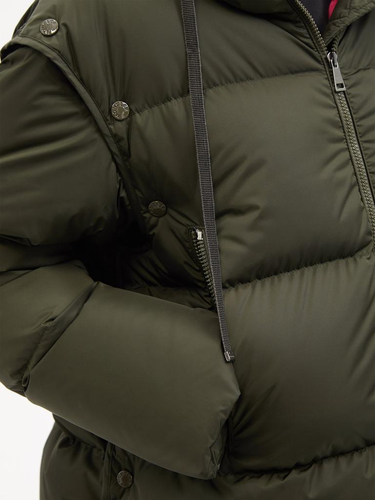 商品Moncler|Asaret detachable-sleeve hooded quilted down coat,价格¥11016,第6张图片详细描述