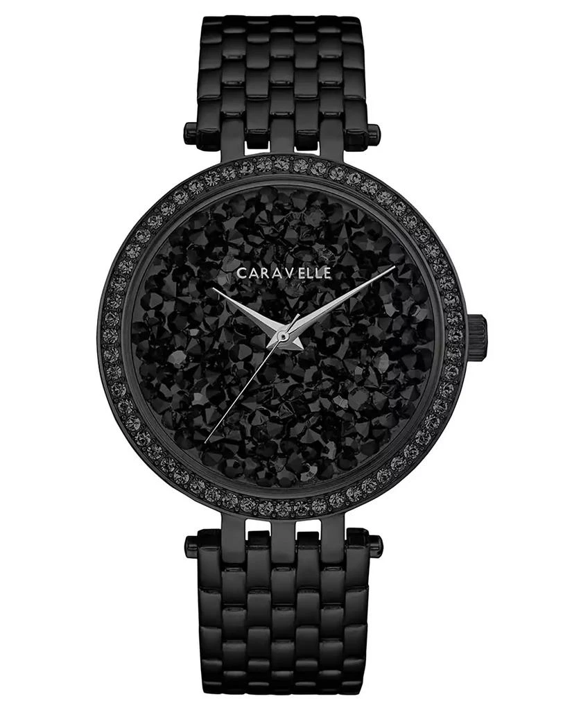 商品Caravelle|Women's Black Stainless Steel Bracelet Watch 38mm,价格¥1675,第1张图片