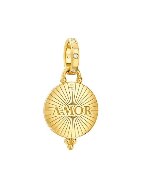 商品Temple St. Clair|Amor 18K Yellow Gold & Diamond Pendant,价格¥22070,第2张图片详细描述