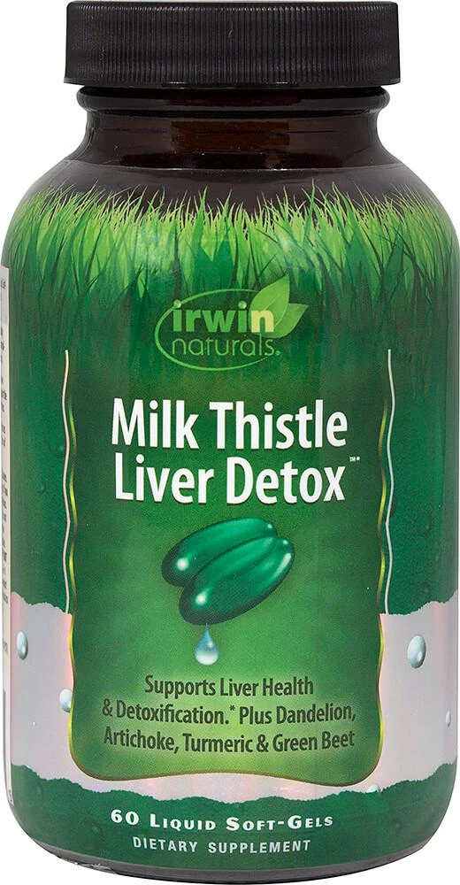 商品Irwin Naturals|Herbal Supplements: Milk Thistle Liver Detox*,价格¥142,第1张图片