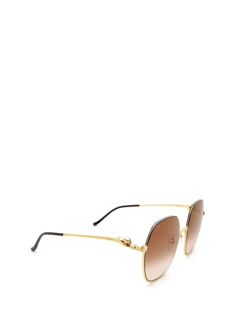 商品Cartier|Cartier Geometric Frame Sunglasses,价格¥6186,第2张图片详细描述