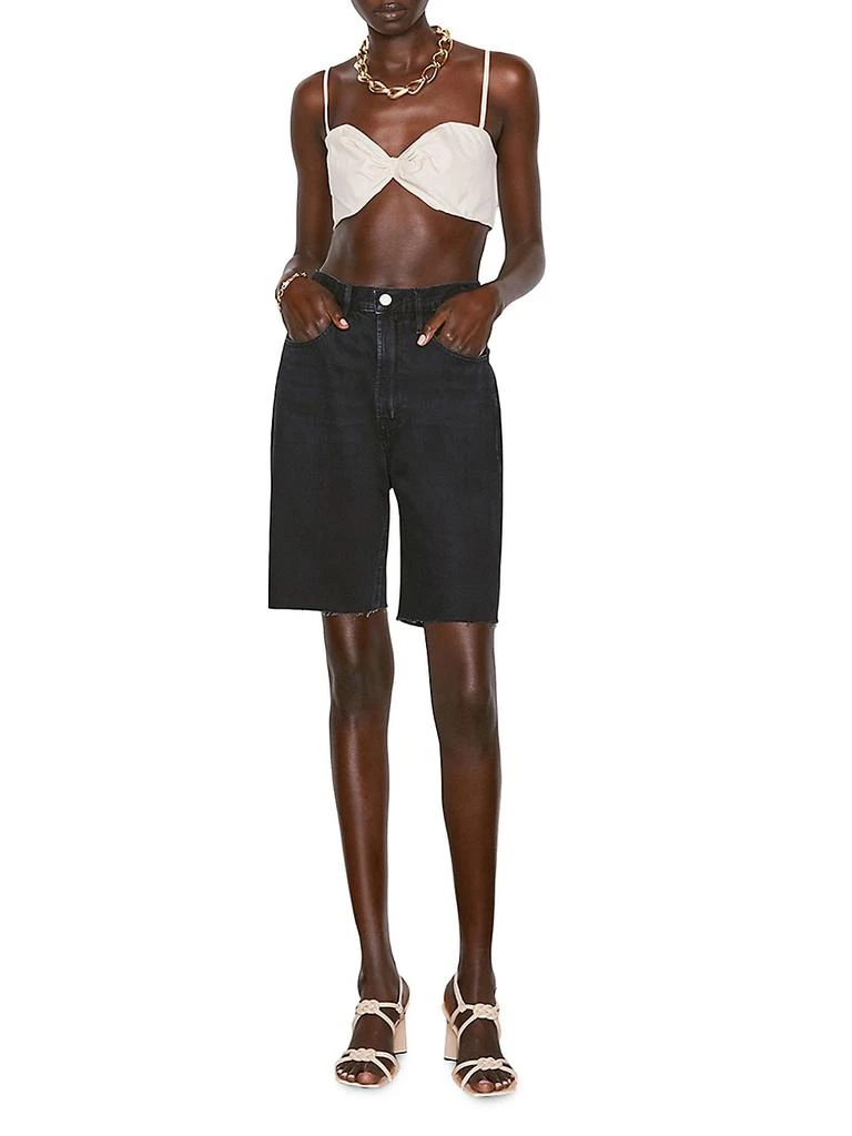 商品FRAME|High-Rise Bermuda Shorts,价格¥809,第2张图片详细描述