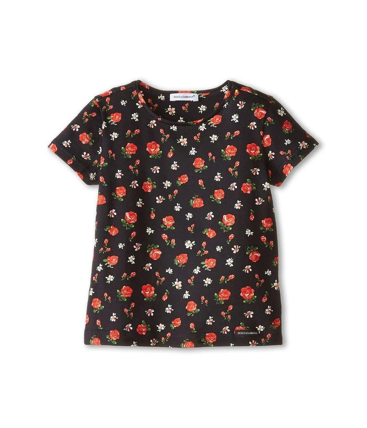 商品Dolce & Gabbana|幼儿/小童Dolce & Gabbana Kids Back to School Floral Print Short Sleeve T-Shirt (Toddler/Little Kids),价格¥749,第1张图片