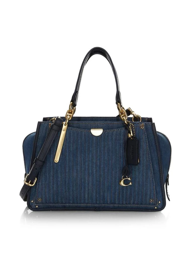 商品Coach|Coach - Dreamer Quilted Denim Satchel,价格¥1413,第1张图片