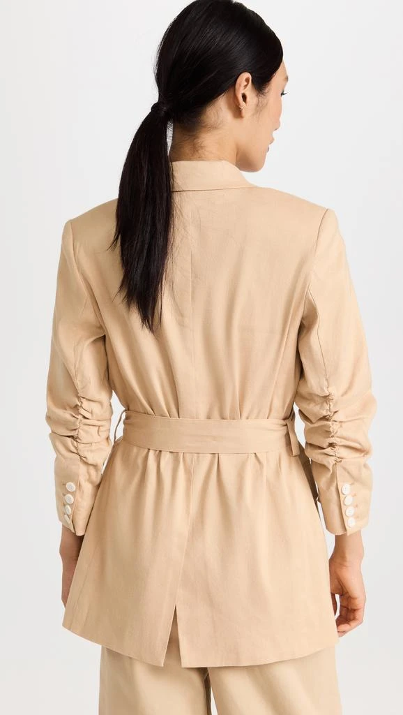商品Derek Lam|Derek Lam 10 Crosby Harrison 褶皱袖西装外套,价格¥1107,第3张图片详细描述