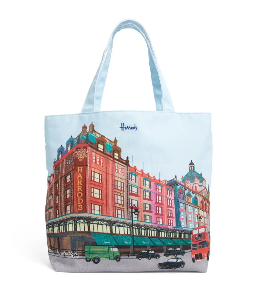 商品Harrods|Colourful Harrods Tote Bag,价格¥466,第1张图片