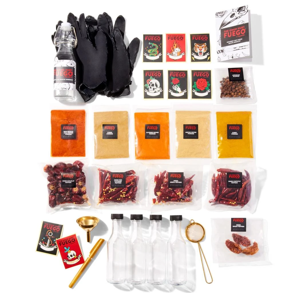 商品Thoughtfully|The Good Hurt Fuego, Extreme DIY Hot Sauce Gift Set,价格¥475,第2张图片详细描述