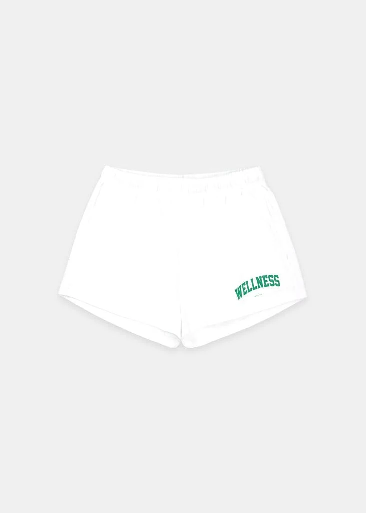 商品Sporty & Rich|Sporty & Rich White Wellness Ivy Disco Short,价格¥522,第1张图片