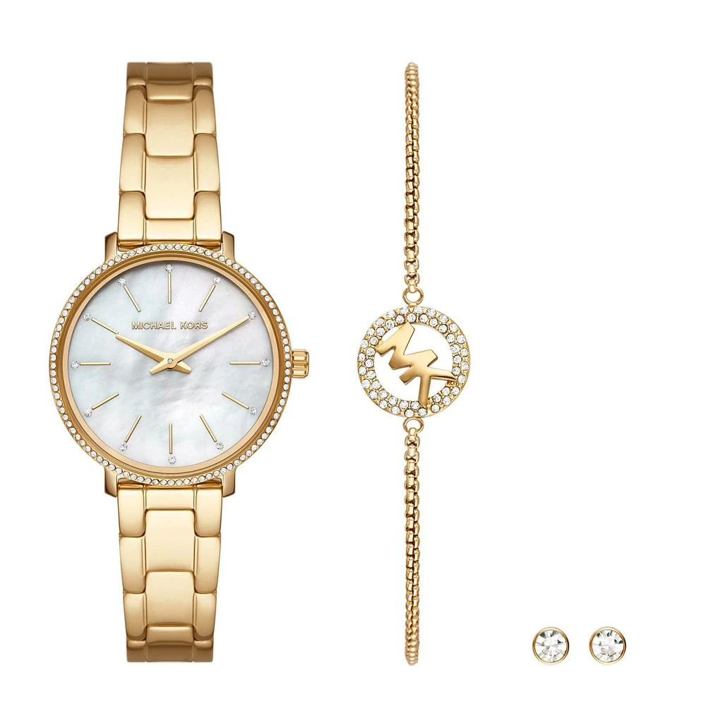 商品Michael Kors|MK1065SET - Mini Pyper 3-Hand Watch,价格¥1460,第1张图片