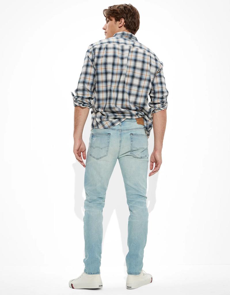 AE AirFlex+ Temp Tech Patched Athletic Skinny Jean商品第3张图片规格展示