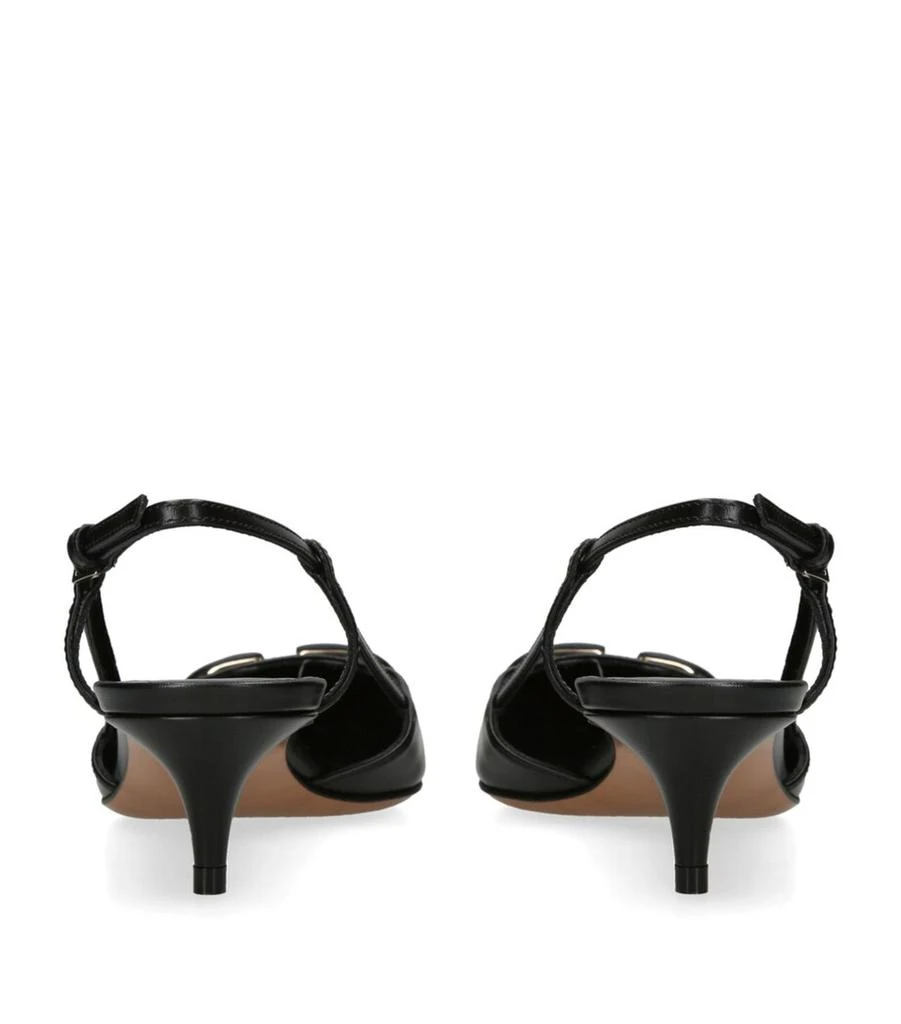 商品Valentino|VLOGO Slingback Pumps 40,价格¥5584,第4张图片详细描述