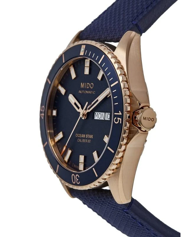 商品MIDO|Mido Ocean Star 200 Blue Dial Fabric Strap Men's Watch M026.430.36.041.00,价格¥5518,第2张图片详细描述