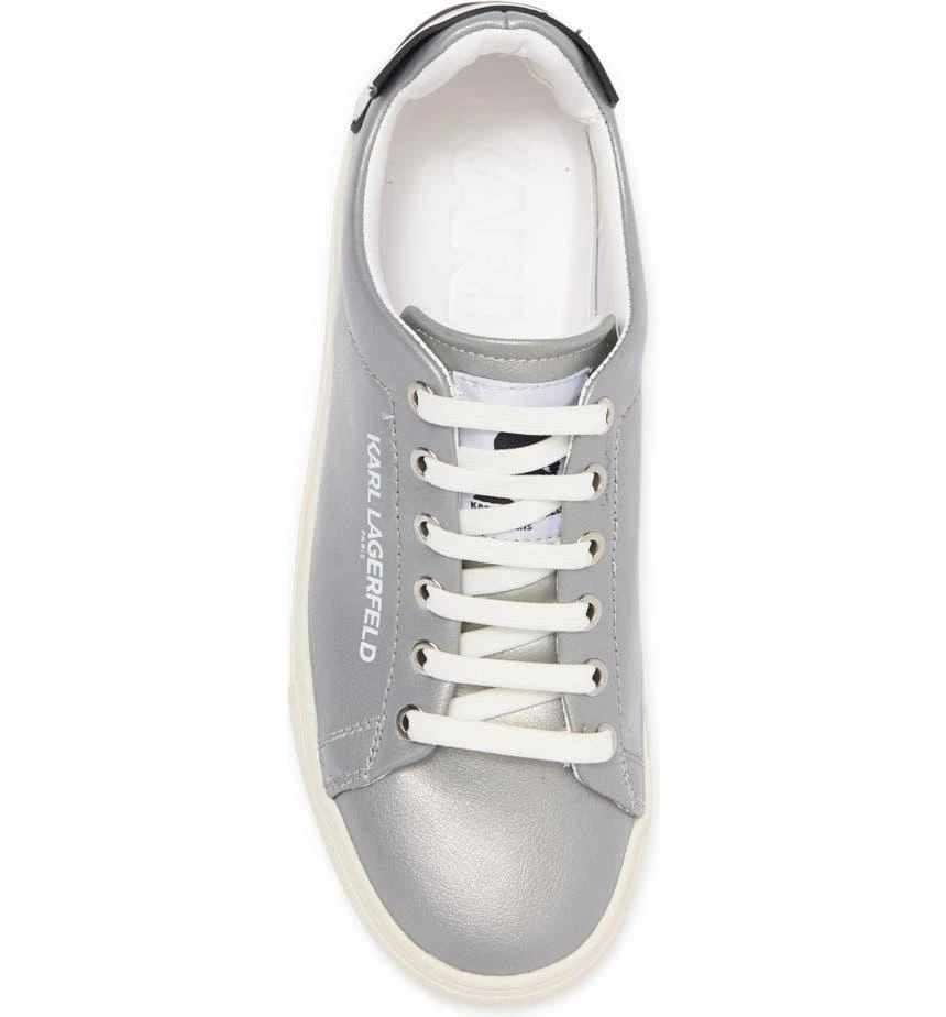 商品Karl Lagerfeld Paris|Chella Leather Logo Patch Sneaker,价格¥566,第4张图片详细描述