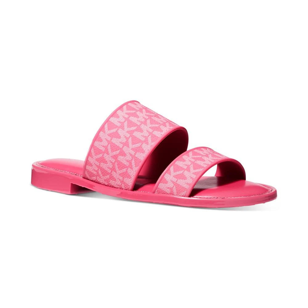 商品Michael Kors|Women's Kennedy Jelly Logo Slide Sandals,价格¥336,第1张图片