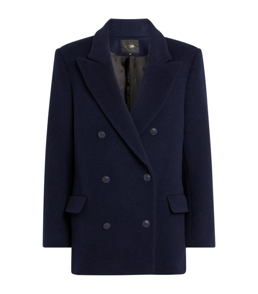 商品Maje|Wool-Blend Blazer Coat,价格¥5043,第1张图片