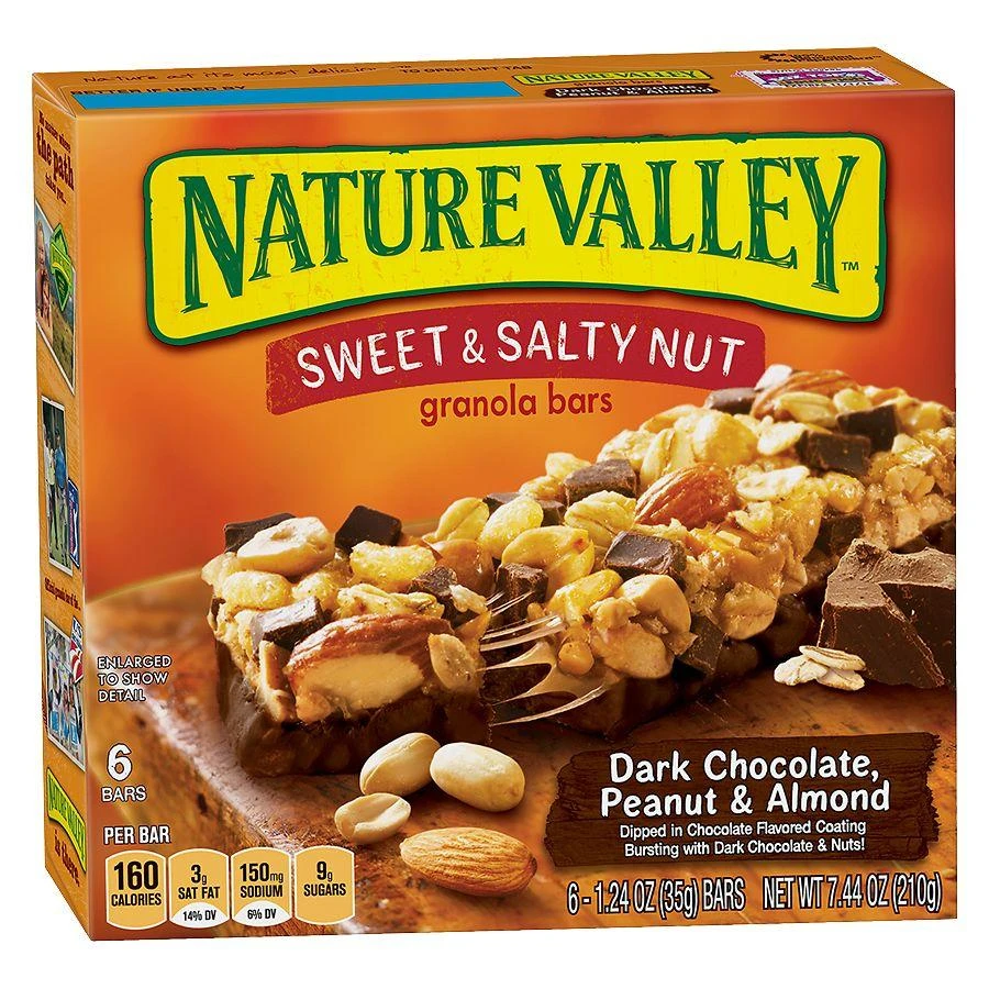 商品Nature Valley|Sweet N Salty Bars Peanut & Almond,价格¥40,第1张图片