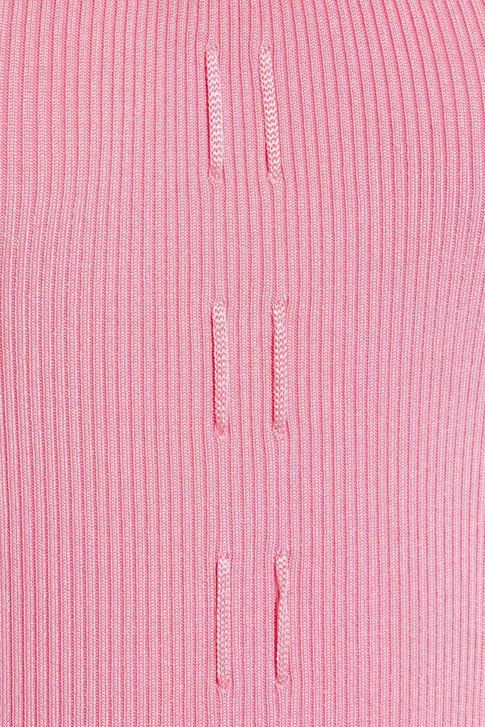 商品Helmut Lang|Lacing ribbed-knit dress,价格¥1124,第6张图片详细描述