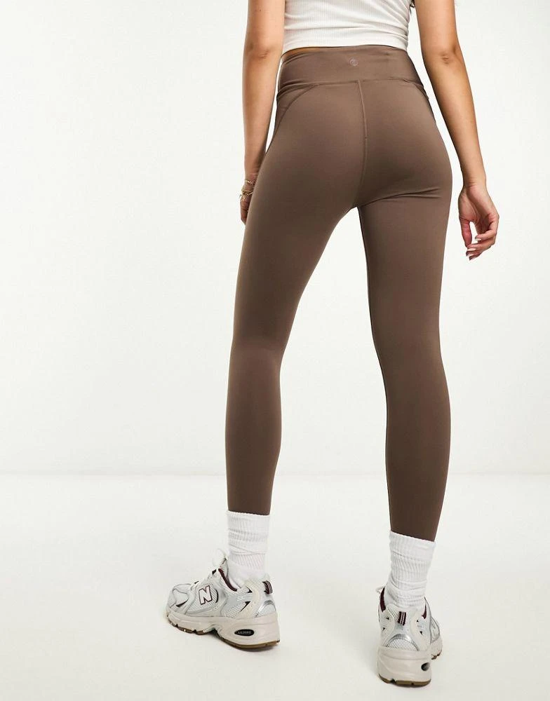 商品Stradivarius|Stradivarius sculpt legging in brown,价格¥225,第2张图片详细描述