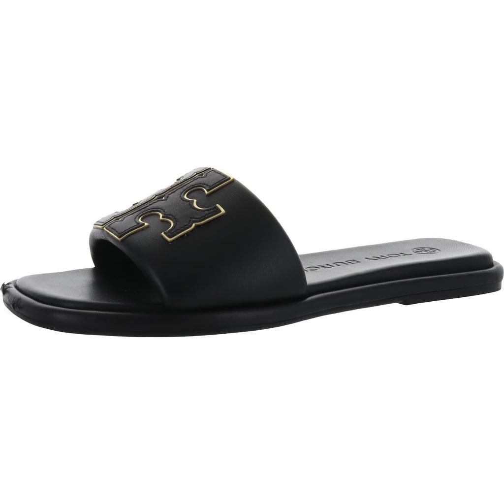 商品Tory Burch|Tory Burch Womens Doublet Sport Leather Square Toe Flat Sandals,价格¥951-¥1400,第4张图片详细描述