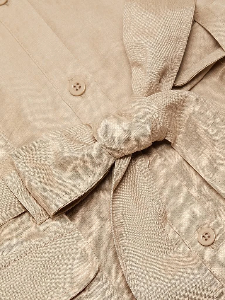 Trench Linen-Blend Minidress 商品