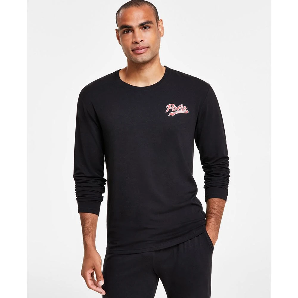 商品Ralph Lauren|Men's Logo Long-Sleeve Crewneck Lounge Top,价格¥200,第3张图片详细描述