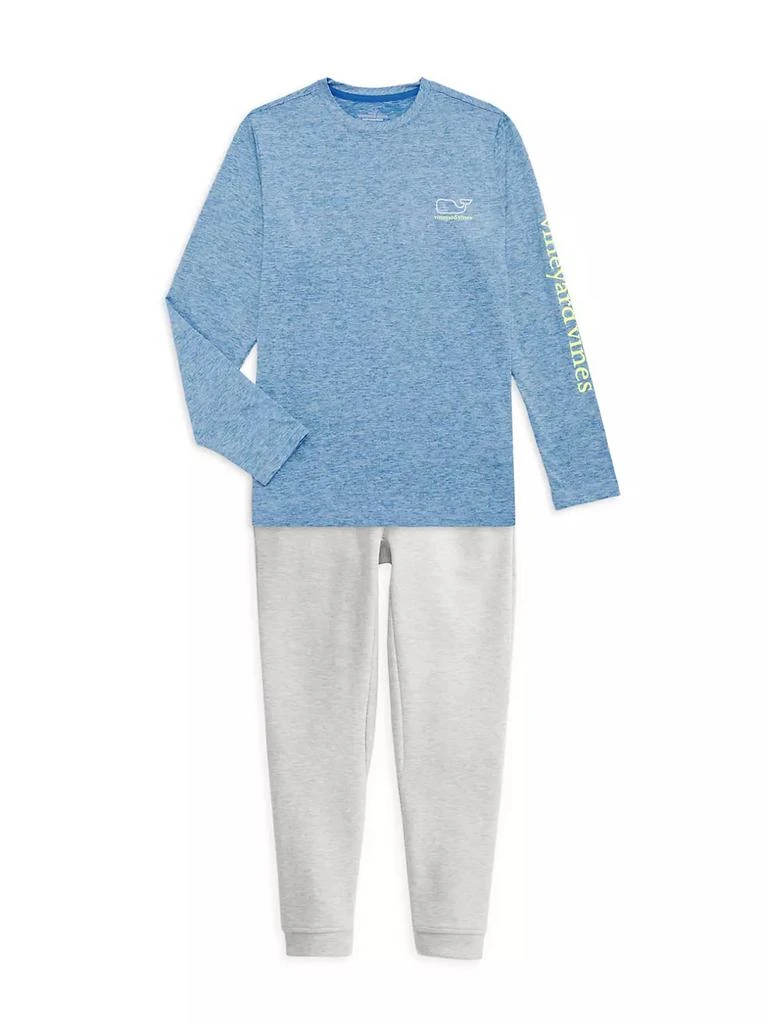 商品Vineyard Vines|Little Boy's & Boy's Whale Harbor T-Shirt,价格¥250,第2张图片详细描述