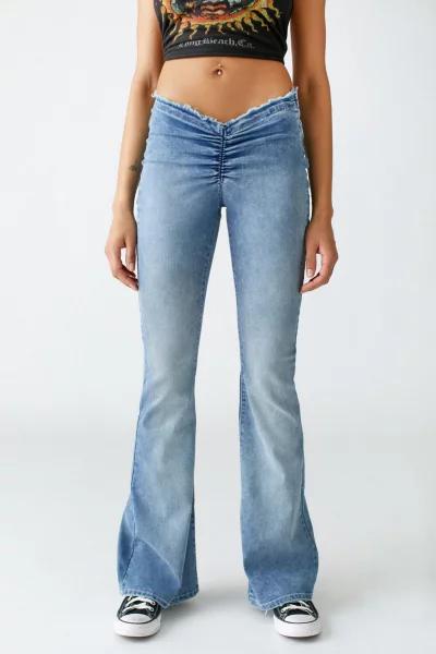 BDG Dip-Waist Flare Jeans商品第4张图片规格展示