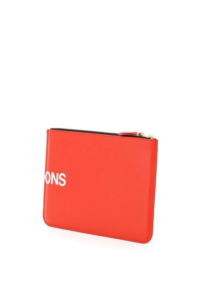 商品Comme des Garcons|Comme Des Garcons Wallet Men's Leather Pouch With Logo,价格¥1382,第2张图片详细描述