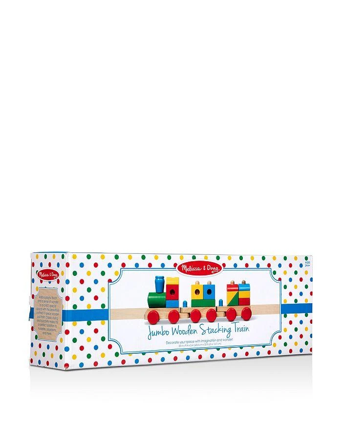 商品Melissa & Doug|Wooden Jumbo Stacking Train Classic - Ages 2+,价格¥484,第5张图片详细描述