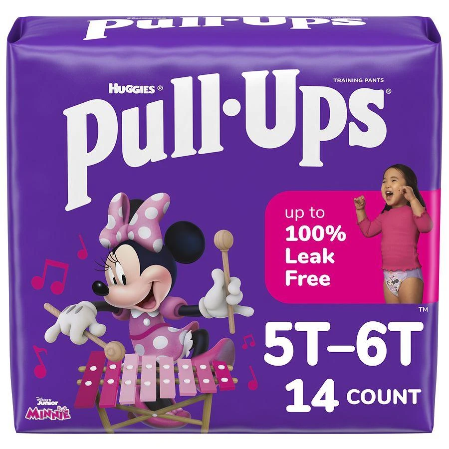 商品Huggies Pull-Ups|Girls' Potty Training Pants Size Toddler 5-6,价格¥79,第1张图片