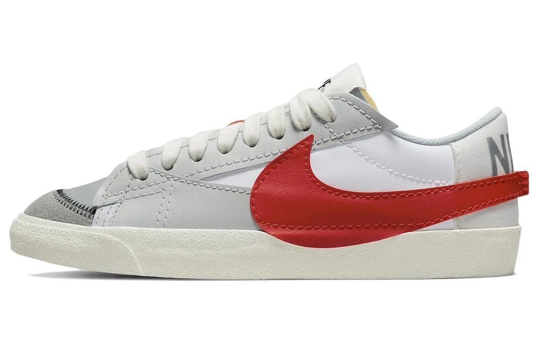 商品[国内直发] NIKE|Blazer Low '77 Jumbo 低帮 板鞋 男款 白红色,价格¥420,第1张图片