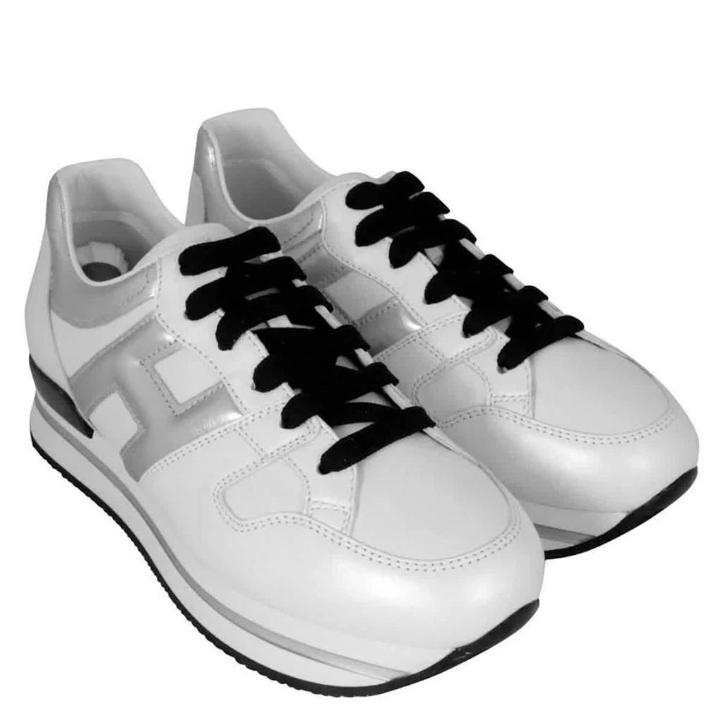 商品hogan|H222 Lace-up Leather Sneakers,价格¥956,第2张图片详细描述