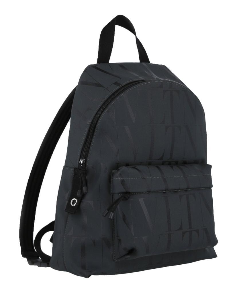 商品Valentino|Printed Logo Canvas Backpack,价格¥8104,第4张图片详细描述