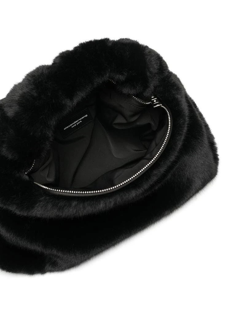 商品Alexander Wang|ALEXANDER WANG WOMEN FLUFFY SCRUNCHIE SMALL BAG,价格¥2379,第5张图片详细描述