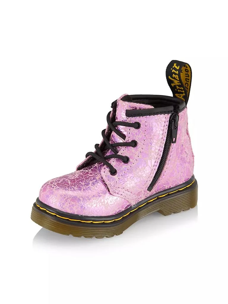 商品Dr. Martens|Baby Girl's,Little Girl's & Girl's 1460 Crinkled Metallic Boots,价格¥550,第3张图片详细描述