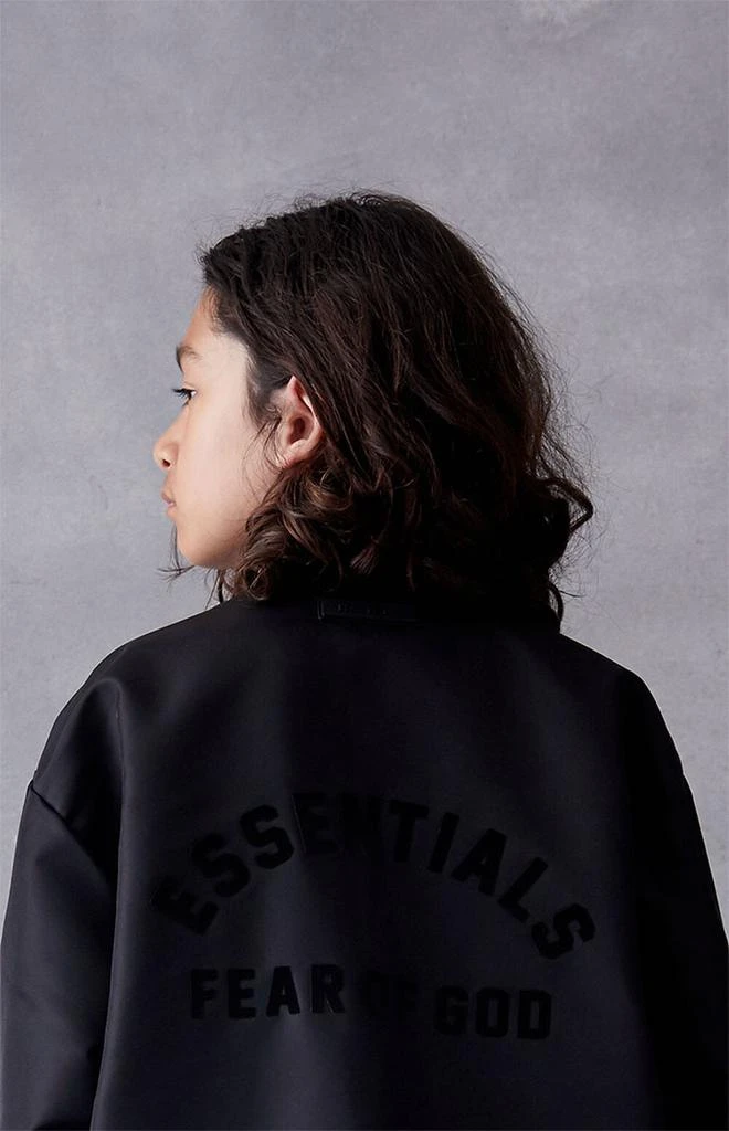 商品Essentials|Essentials Jet Black Coach Jacket,价格¥1030,第5张图片详细描述