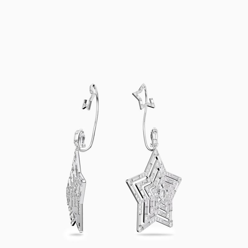 商品Swarovski|Silver Star Clip Earrings,价格¥3556,第5张图片详细描述