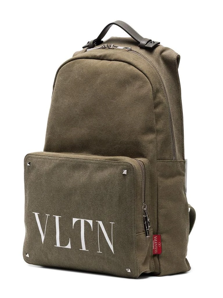 商品Valentino|Valentino Men&#39;s  Green Canvas Backpack,价格¥6373,第4张图片详细描述