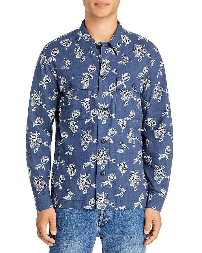商品Vince|Ikat Floral Long Sleeve Shirt,价格¥1485,第3张图片详细描述