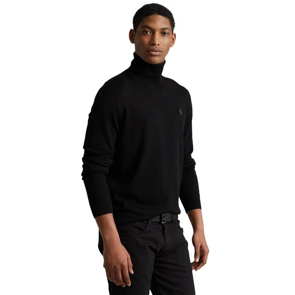 商品Ralph Lauren|Men's Washable Wool Turtleneck Sweater,价格¥252,第1张图片