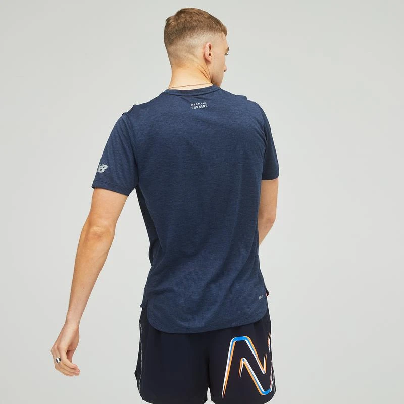 商品New Balance|New Balance Printed Impact Run S/S T-Shirt - Men's,价格¥193,第2张图片详细描述