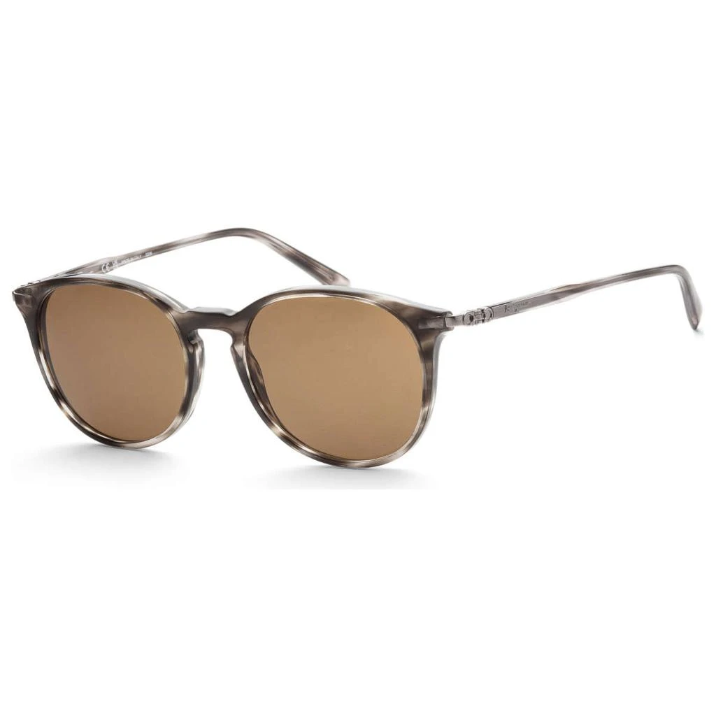 商品Salvatore Ferragamo|Ferragamo Men's Grey Round Sunglasses,价格¥516,第1张图片